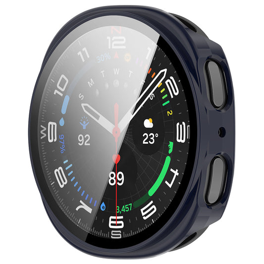 Husa Techsuit Defense360 Pro pentru Samsung Galaxy Watch8 44mm, Bleumarin
