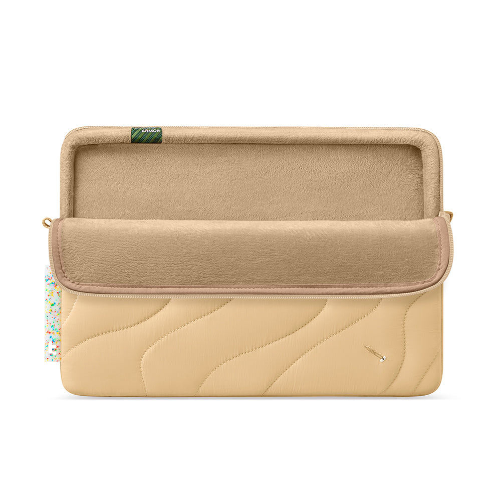 Husa Tomtoc Terra pentru Laptop 15inch, Crem