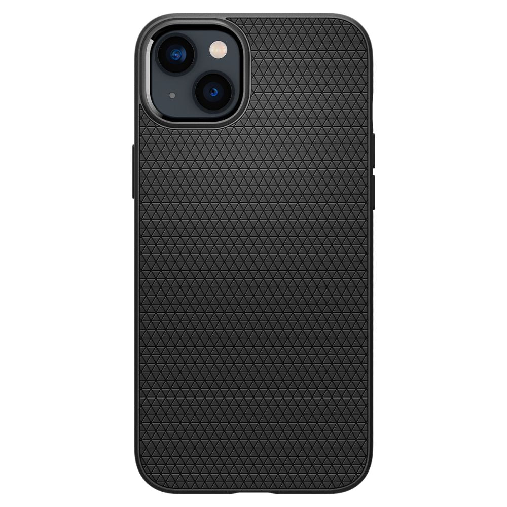 Husa pentru Apple iPhone 14, Spigen, Liquid Air, Neagra Mata