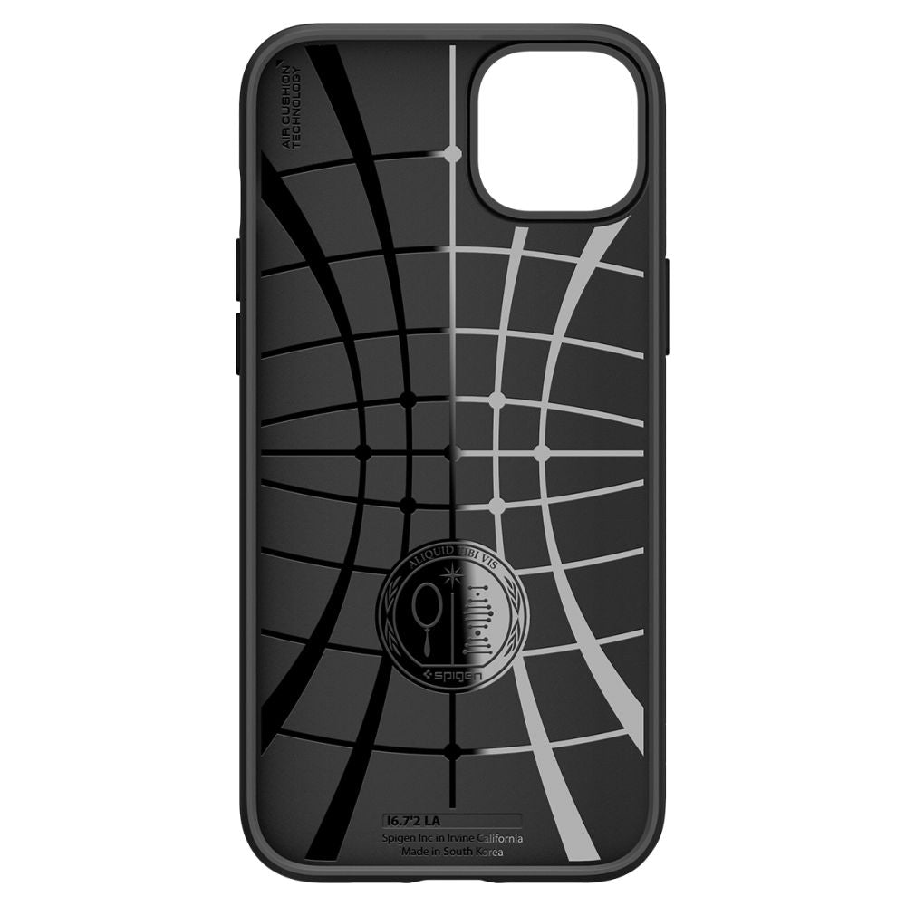 Husa pentru Apple iPhone 14, Spigen, Liquid Air, Neagra Mata