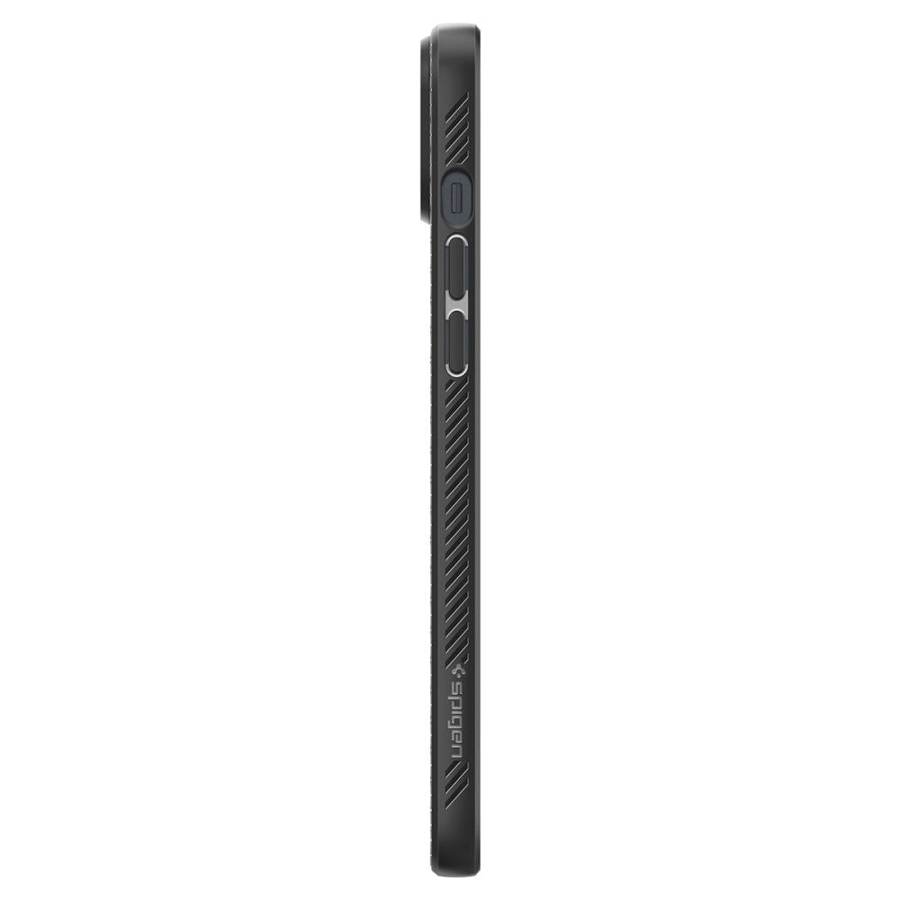 Husa pentru Apple iPhone 14, Spigen, Liquid Air, Neagra Mata
