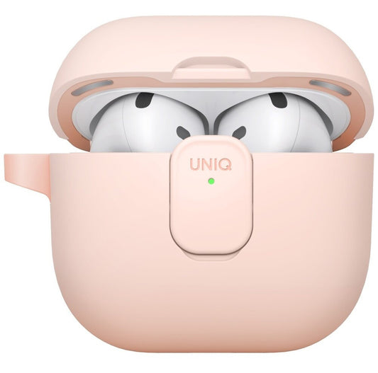 Husa UNIQ Clyde pentru Apple AirPods 4, Coral