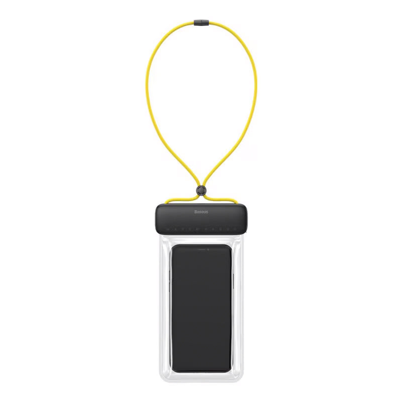 Husa Universala Waterproof pentru Telefon, Baseus, Let's Go, Galbena ACFSD-DGY