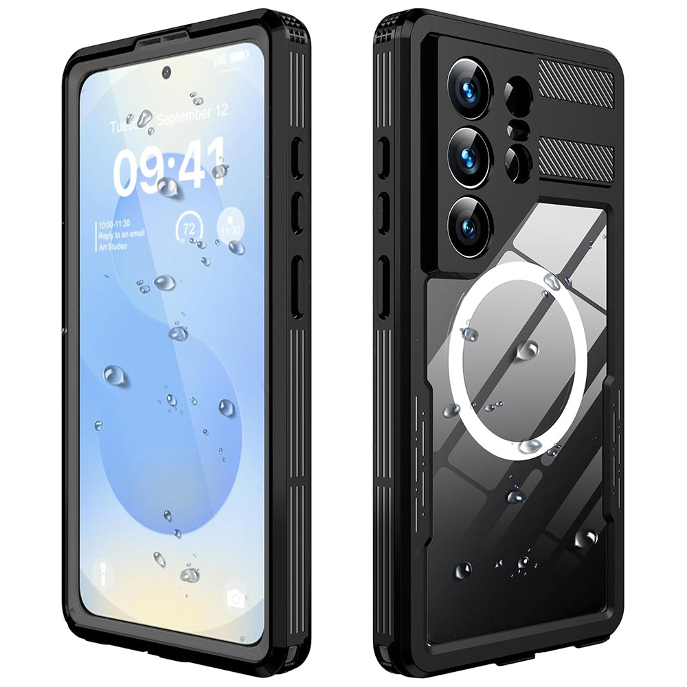 Husa Waterproof pentru Samsung Galaxy S26 Ultra S948, ShellBox, Neagra