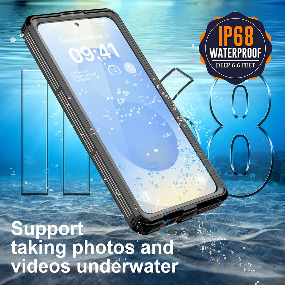 Husa Waterproof pentru Samsung Galaxy S26 Ultra S948, ShellBox, Neagra