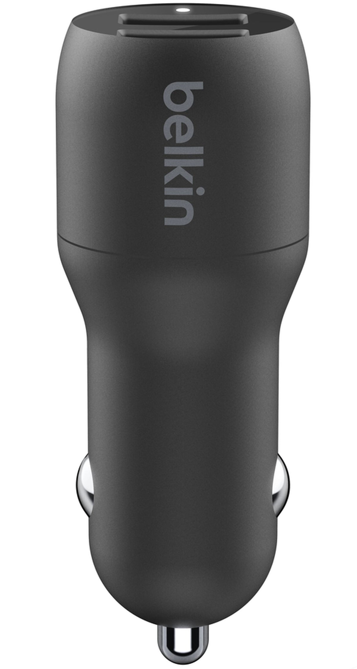 Incarcator Auto Cu Cablu USB-C Belkin BoostCharge Dual, 24W, 2.4A, 2 x USB-A, Negru CCE001bt1MBK
