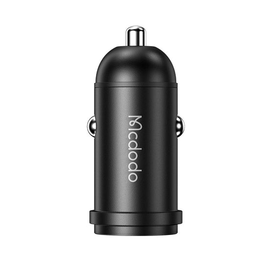 Incarcator Auto Cu Cablu Lightning McDodo CC-7492 Obsidian, 30W, 3A, 1 x USB-C, Negru