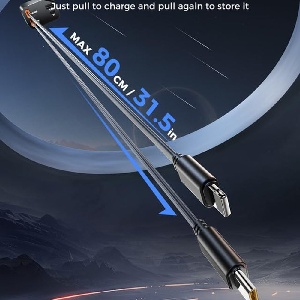 Incarcator Auto Cu Cablu USB-C / Lightning Techsuit C1 NanoVoltX, 69W, 3A, 1 x USB-A - 1 x USB-C, Gri