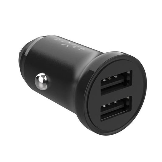Incarcator Auto Fixed, 15.5W, 3A, 2 x USB-A, Negru