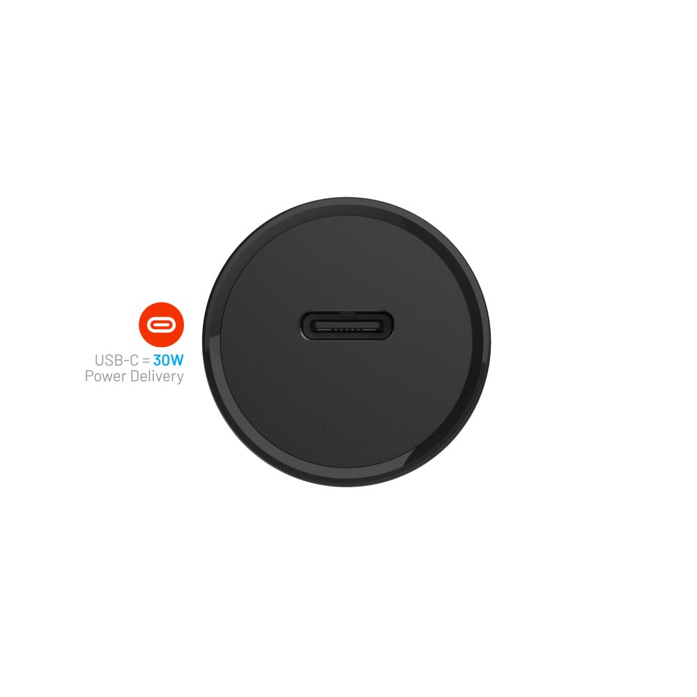 Incarcator Auto Fixed, 30W, 3A, 1 x USB-C, Negru