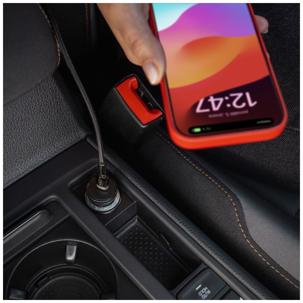 Incarcator Auto Fixed, 30W, 3A, 1 x USB-C, Negru