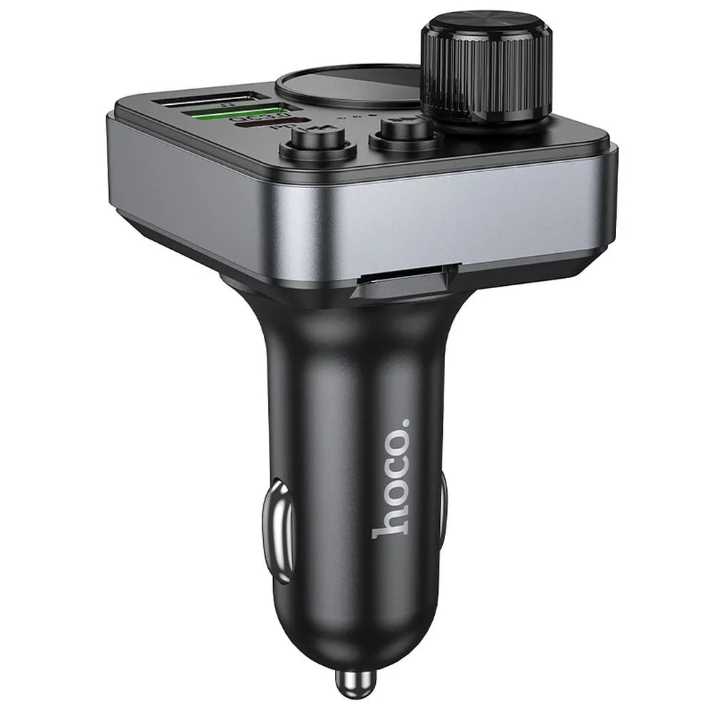 Modulator FM Bluetooth HOCO E86, 2 x USB-A - 1 x USB-C - 1 x microSD