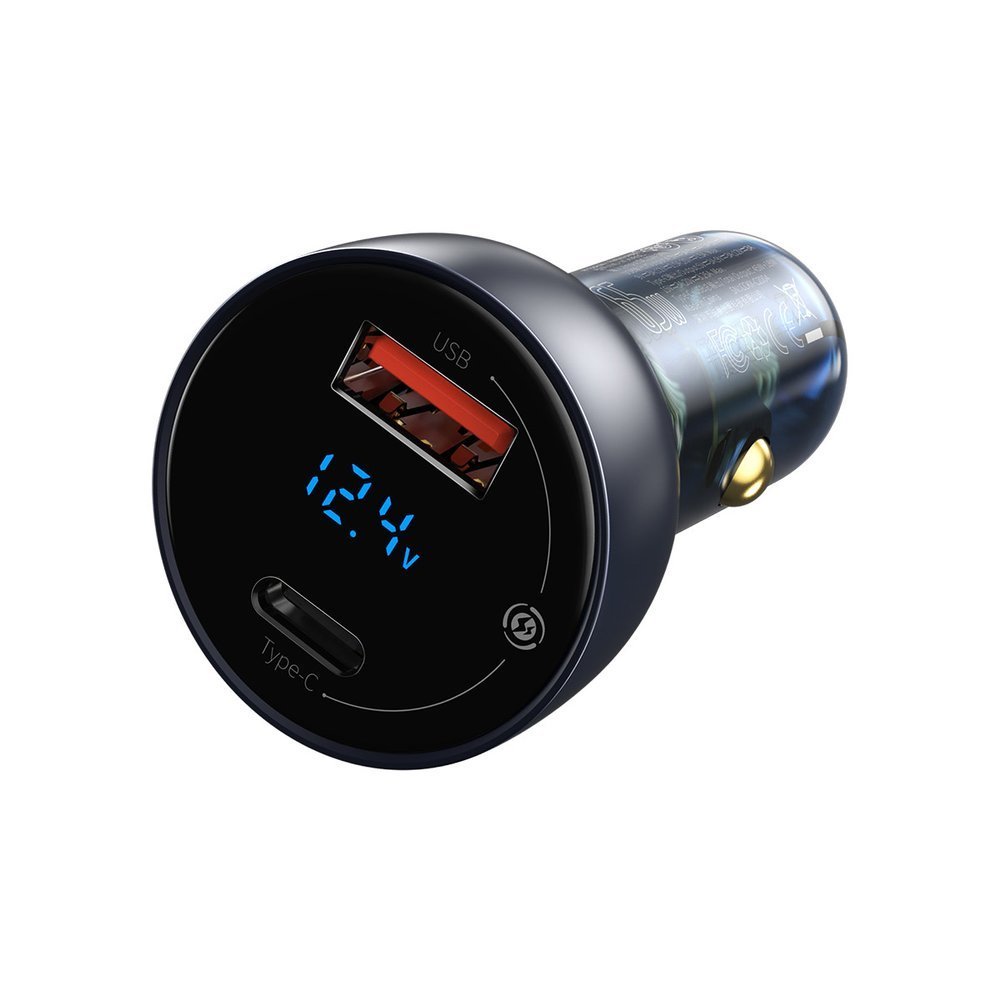 Baseus KFZ-Ladegerät 65W | 1x USB-A & 1x USB-C | Grau | CCKX-C0G