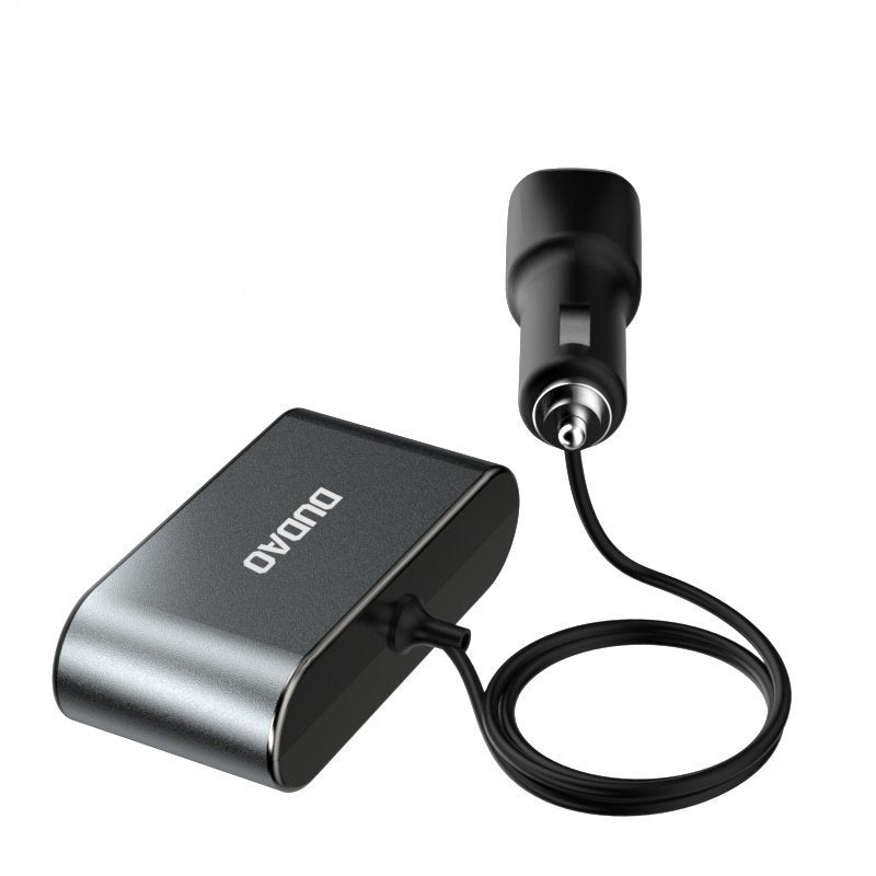 Extensie Bricheta Dudao R1 Pro, 3 Iesiri, 2 x USB-A, Afisaj