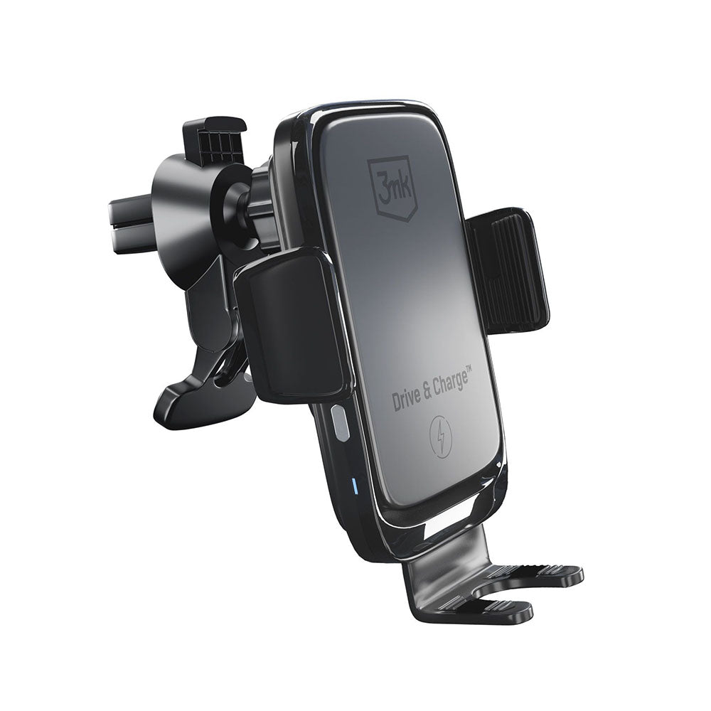 Incarcator Auto Wireless 3MK Drive&Charge, 15W, 1.67A, Negru