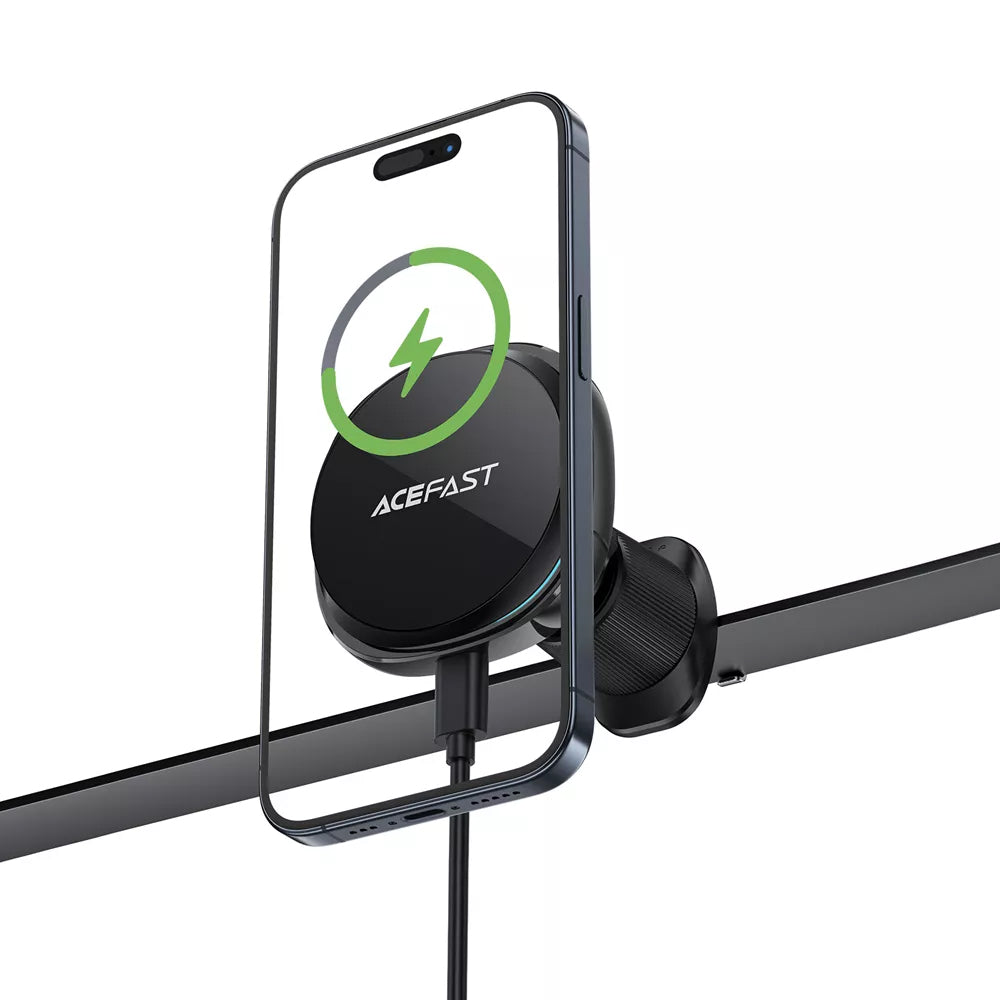 Incarcator Auto Wireless Acefast D31, 15W, 1.67A, Negru