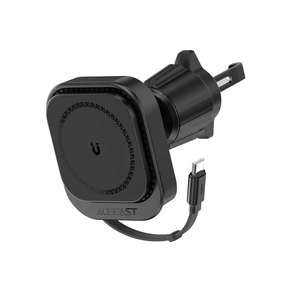 Incarcator Auto Wireless Acefast D32, 15W, 1.67A, Negru