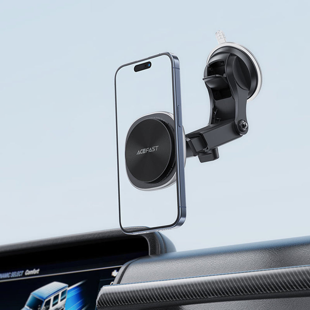 Incarcator Auto Wireless Acefast D42, 15W, 1.67A, Argintiu