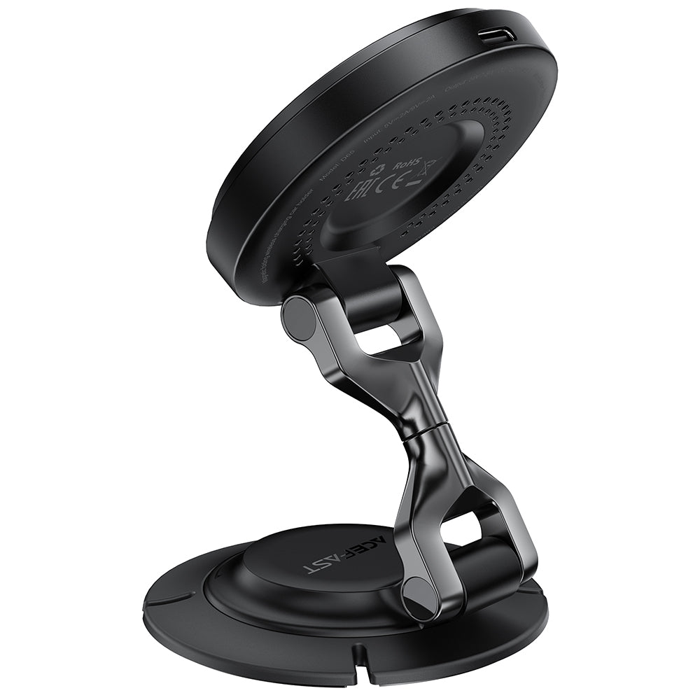 Incarcator Auto Wireless Acefast D65, 15W, 1.67A, Negru