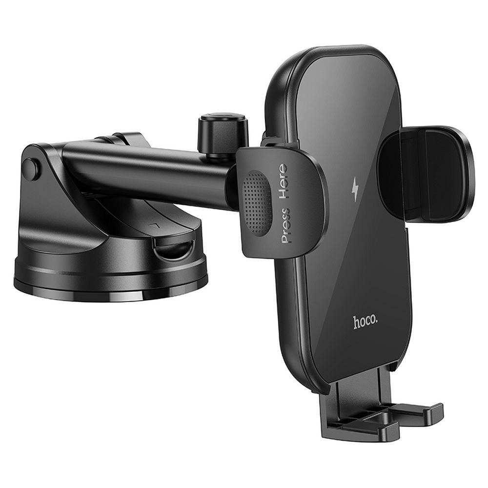 Incarcator Auto Wireless HOCO HW5, 15W, 1.67A, Negru