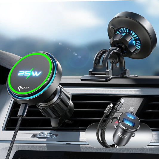 Incarcator Auto Wireless Lisen W116, 25W, Negru YL0225060018