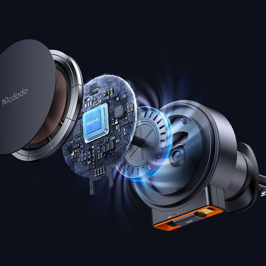 Incarcator Auto Wireless McDodo CH-0091, 15W, 1.67A, Auriu