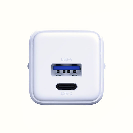 Incarcator Retea 3MK Hyper, 20W, 3A, 1 x USB-A - 1 x USB-C, Alb