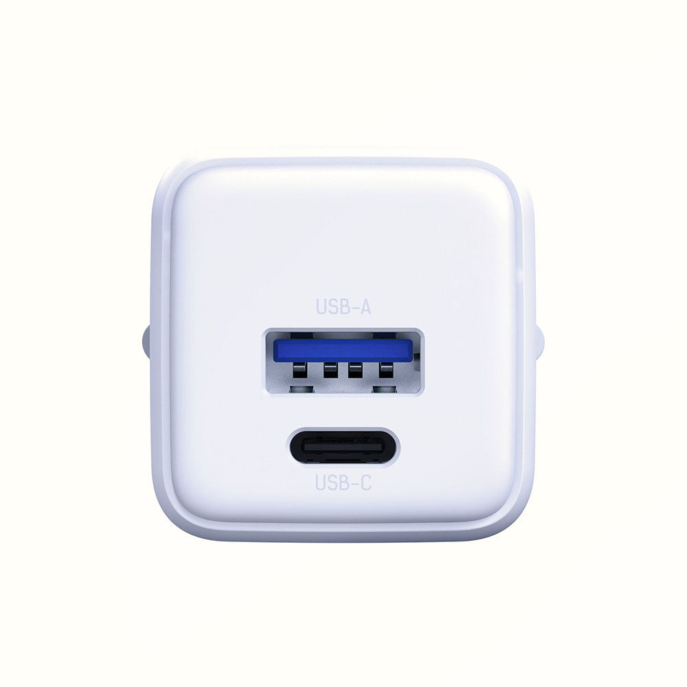 Incarcator Retea 3MK Hyper, 20W, 3A, 1 x USB-A - 1 x USB-C, Alb