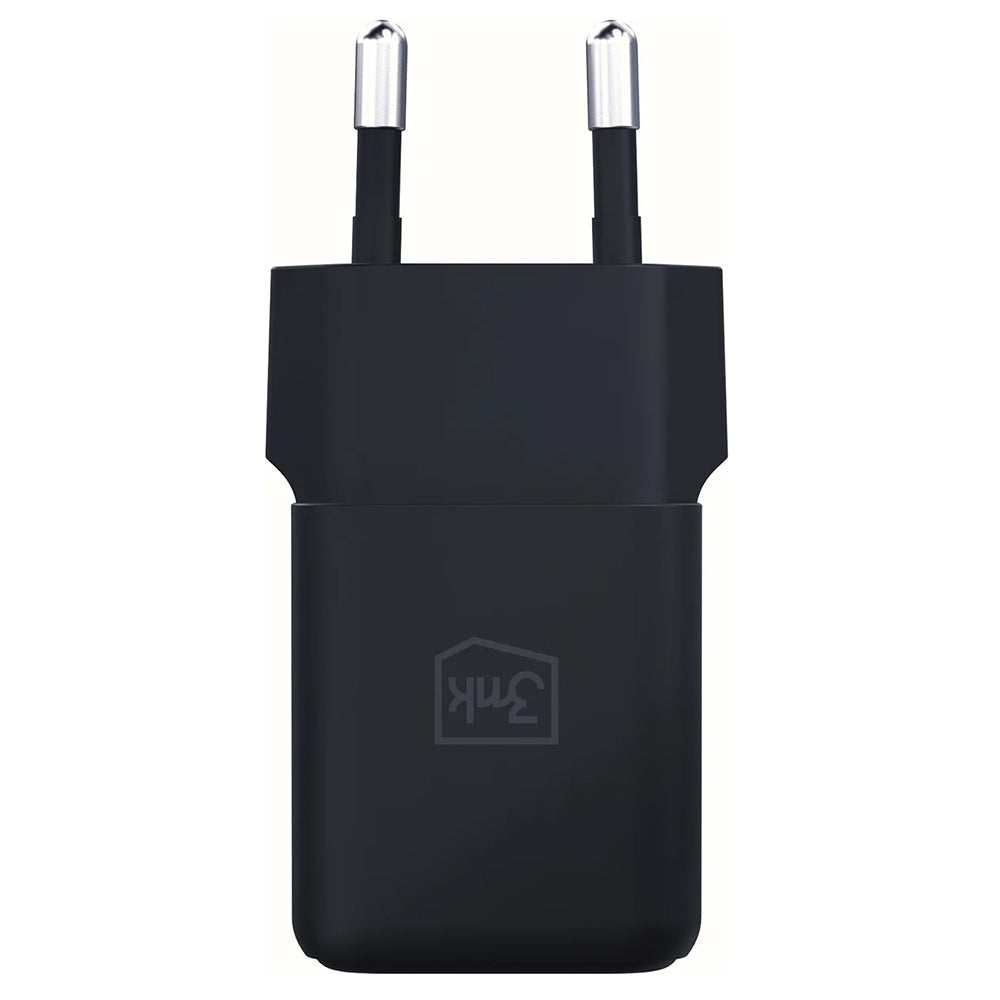 Incarcator Retea 3MK Hyper, 20W, 3A, 1 x USB-A - 1 x USB-C, Negru