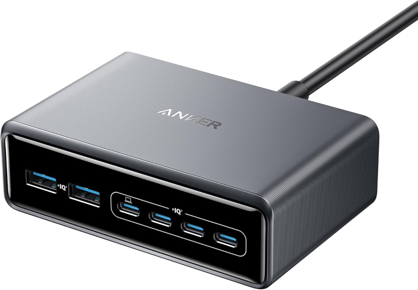 Incarcator Retea Anker Prime, 200W, 3A, 2 x USB-A - 4 x USB-C, Negru A2683341
