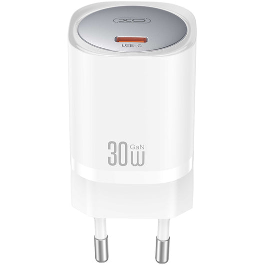 Incarcator Retea Cu Cablu USB-C XO Design CE20, 30W, 3A, 1 x USB-C, Alb