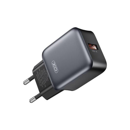 Incarcator Retea Cu Cablu USB-C XO Design L152, 18W, 3A, 1 x USB-A, Negru