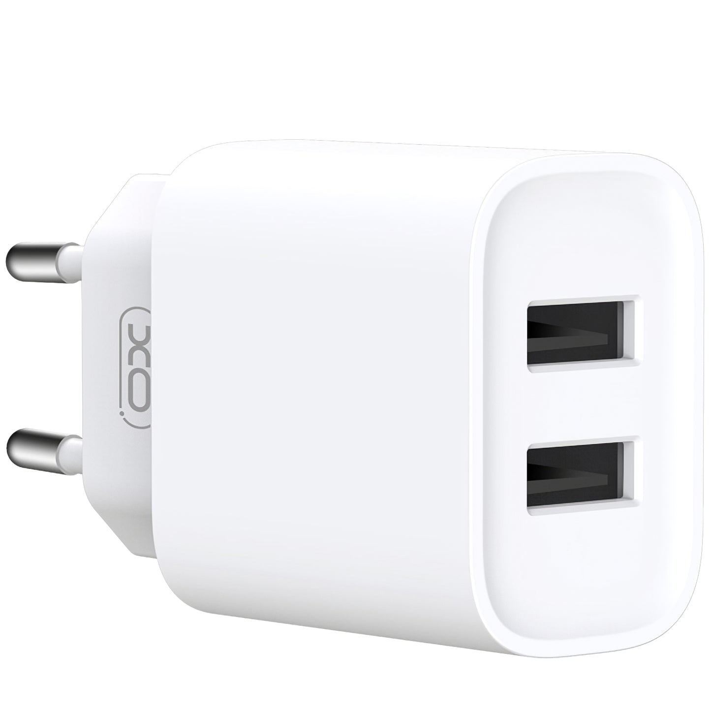 Incarcator Retea Cu Cablu USB-C XO Design BPCE02C, 10.5W, 2.1A, 2 x USB-A, Alb