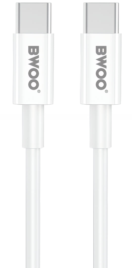 Incarcator Retea Cu Cablu USB-C BWOO CDA159, 20W, 3A, 1 x USB-C, Alb