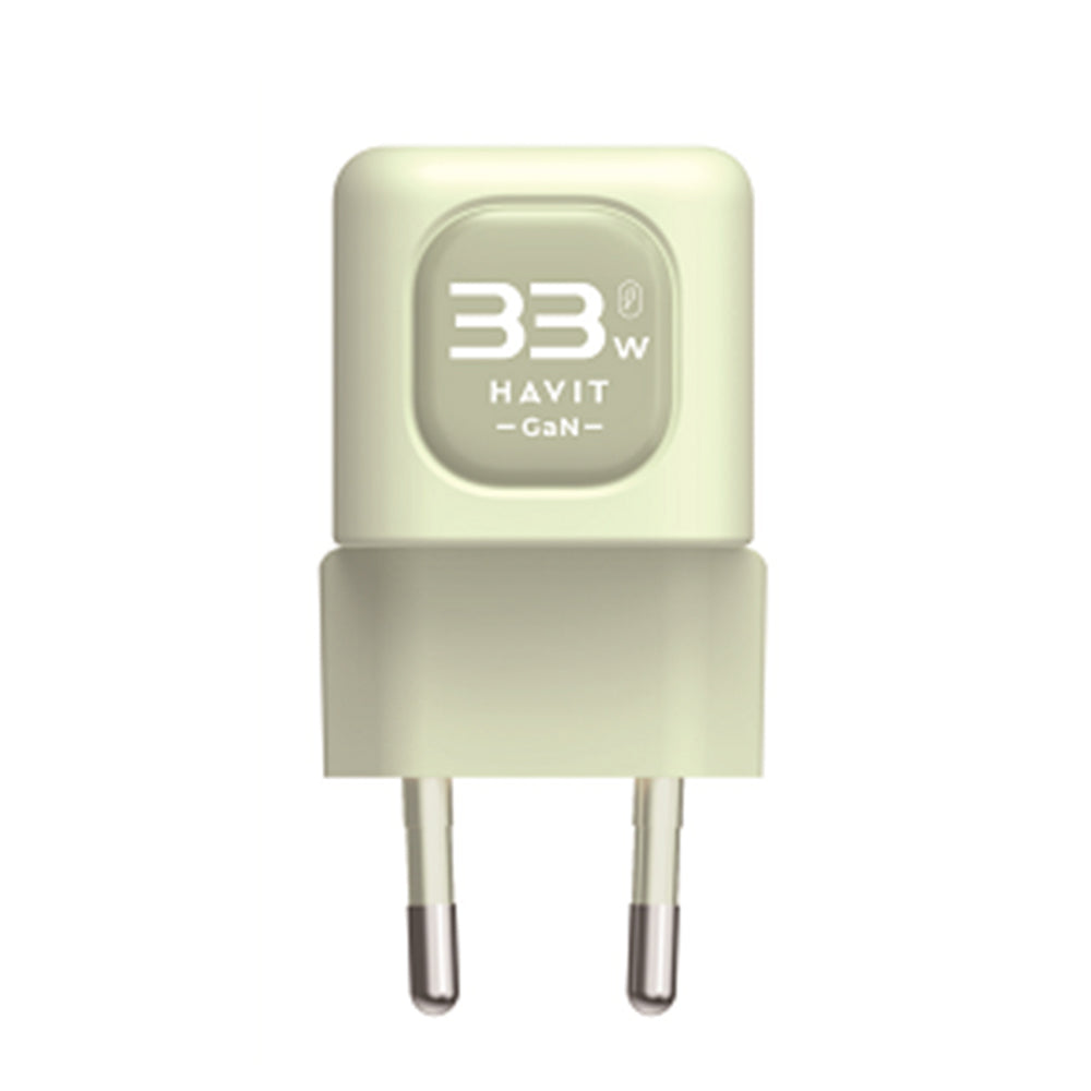 Incarcator Retea HAVIT UC230, 33W, 3A, 1 x USB-A - 1 x USB-C, Verde