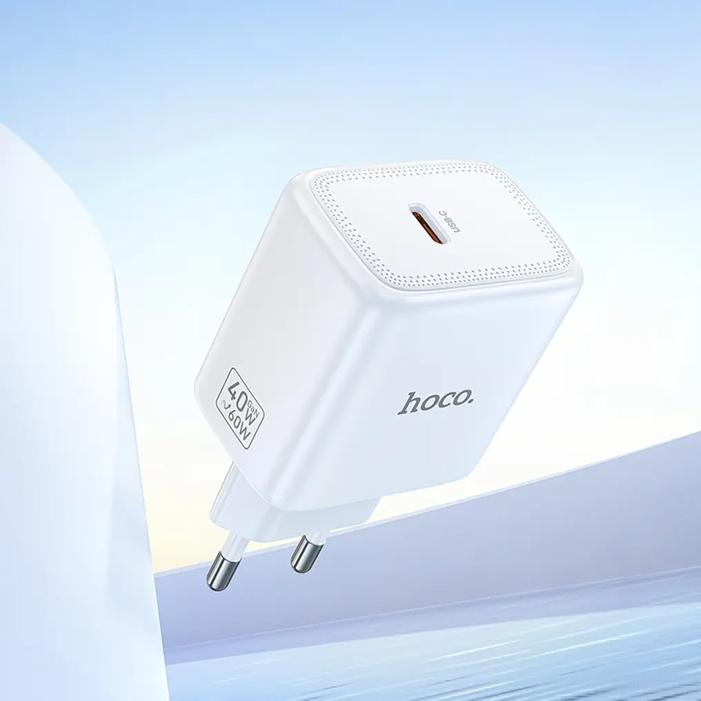 Incarcator Retea HOCO N83, 40W, 3A, 1 x USB-C, Alb