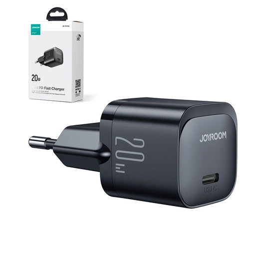 Incarcator Retea Joyroom JR-TCF02, 20W, 3A, 1 x USB-C, Negru