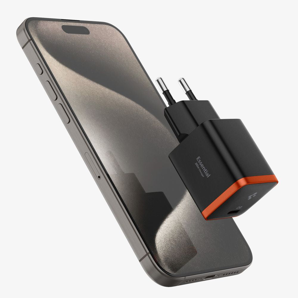 Incarcator Retea Spigen EE301EU Arcstation Essential, 30W, 3A, 1 x USB-C, Negru ACH08448