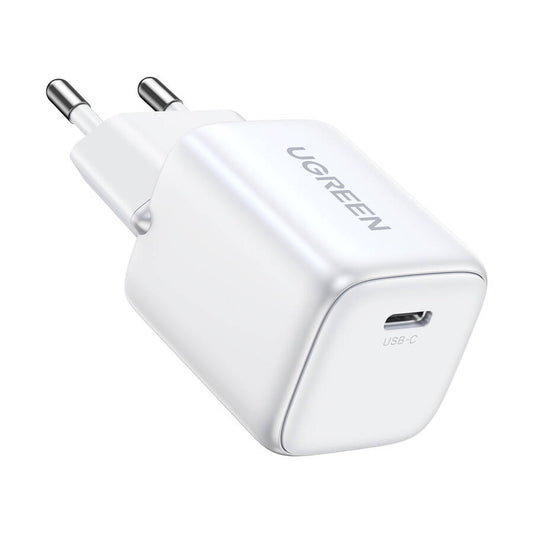 Incarcator Retea UGREEN CD318, 20W, 3A, 1 x USB-C, Alb