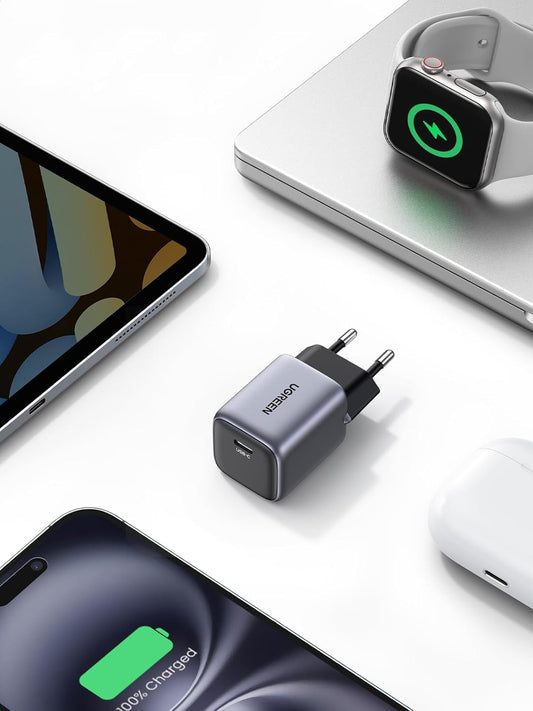 Incarcator Retea UGREEN CD319, 30W, 3A, 1 x USB-C, Gri