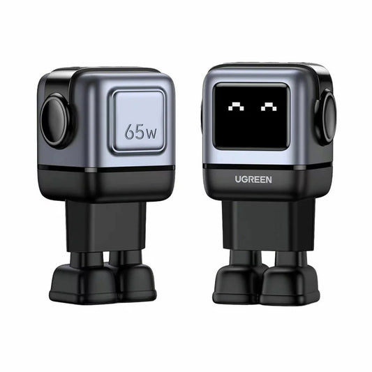 Incarcator Retea UGREEN CD361 Uno, 65W, 3.25A, 1 x USB-A - 2 x USB-C, Negru