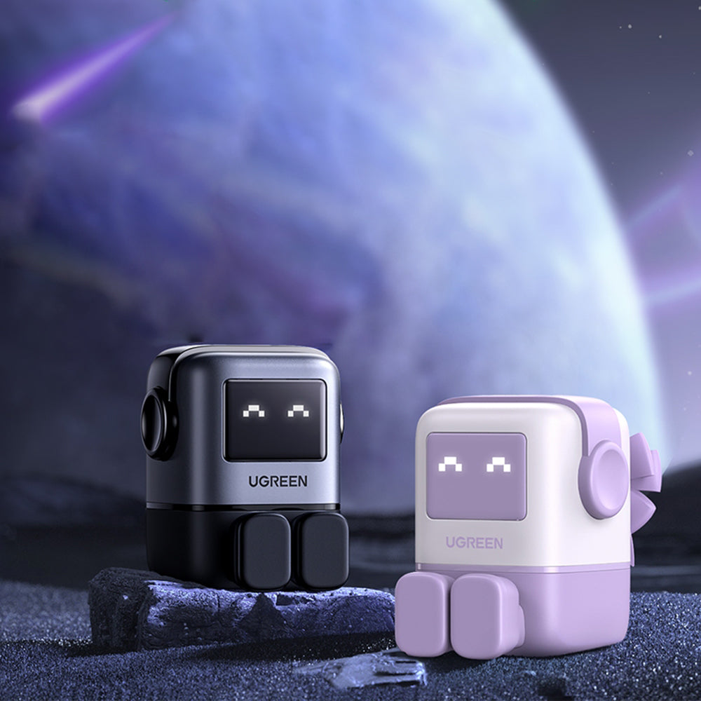 Incarcator Retea UGREEN CD361 Uno, 65W, 3.25A, 1 x USB-A - 2 x USB-C, Mov