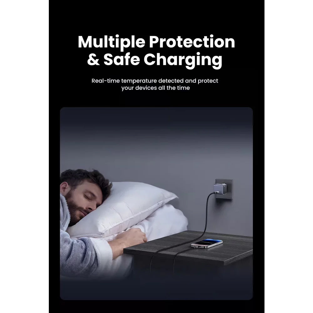 Incarcator Retea UGREEN X503 Nexode Air, 30W, 3A, 1 x USB-C, Gri