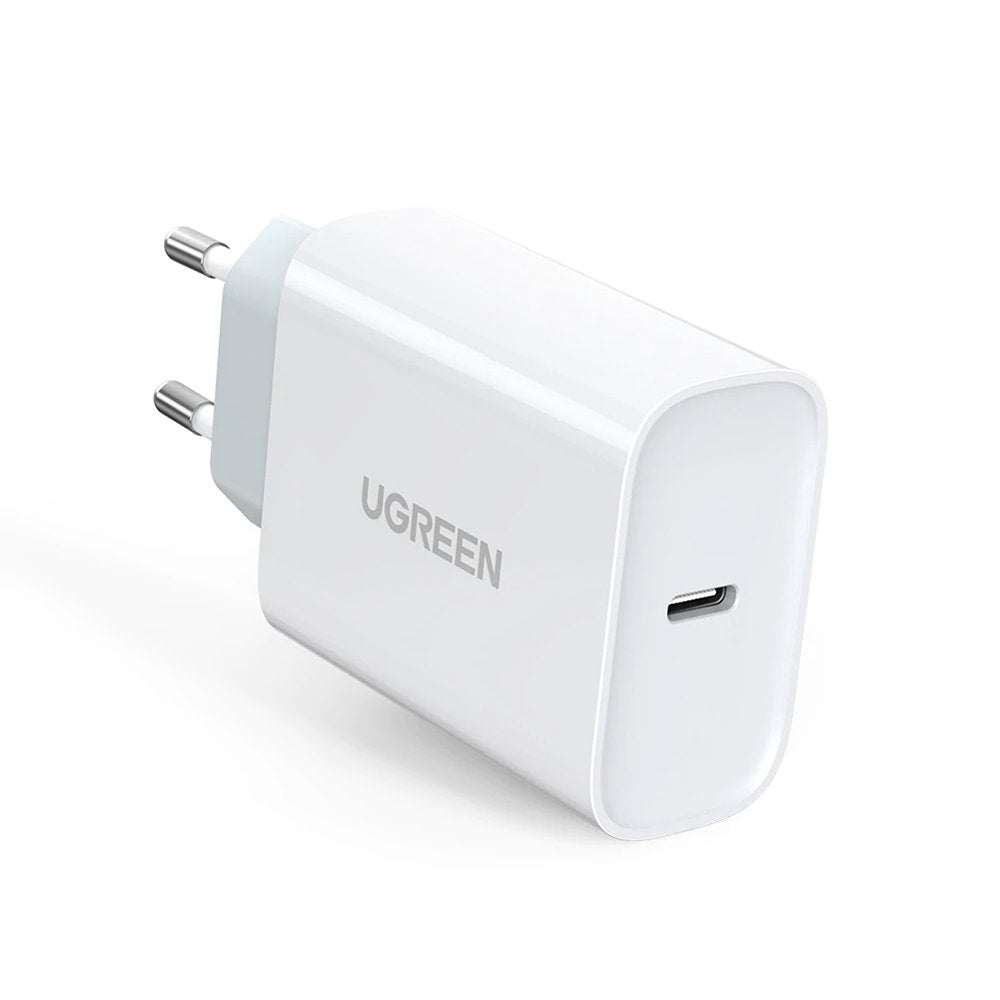 Incarcator Retea UGREEN CD127, 30W, 3A, 1 x USB-C, Alb