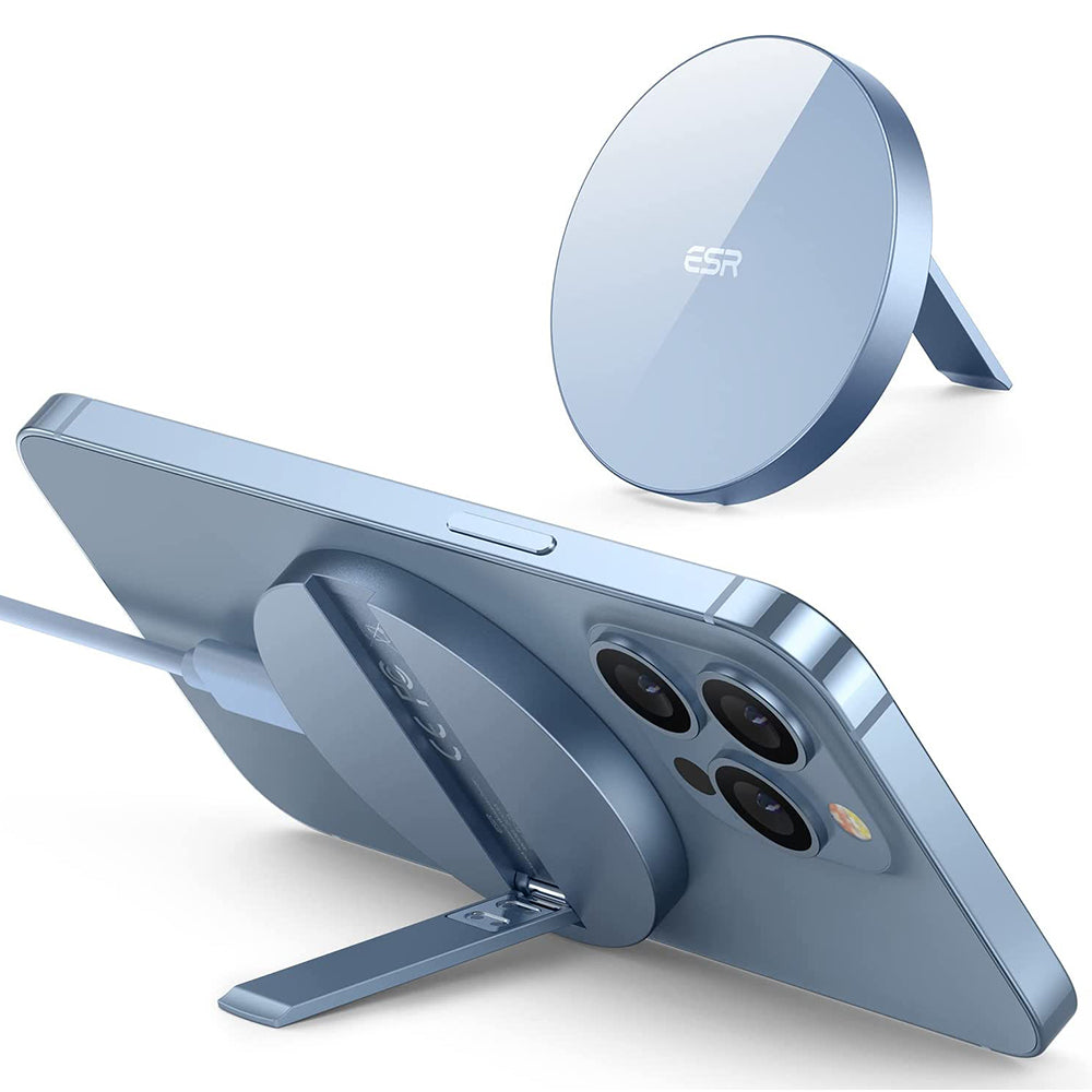 Incarcator Retea Wireless ESR HaloLock, 15W, 1.67A, Albastru