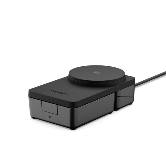 Incarcator Retea Wireless Spigen EF323MQ Essential 3in1, 25W, Negru ACH10398