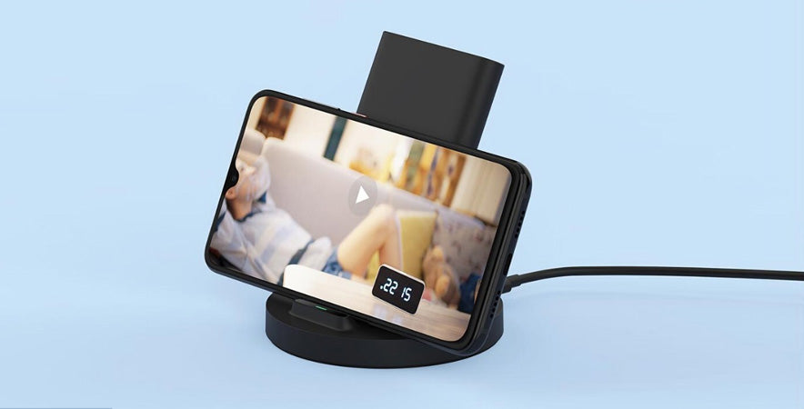 Incarcator Retea Wireless Xiaomi Mi Stand, 20W, 1.8A, Negru GDS4145GL