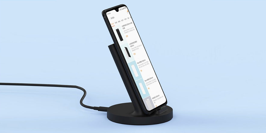 Incarcator Retea Wireless Xiaomi Mi Stand, 20W, 1.8A, Negru GDS4145GL