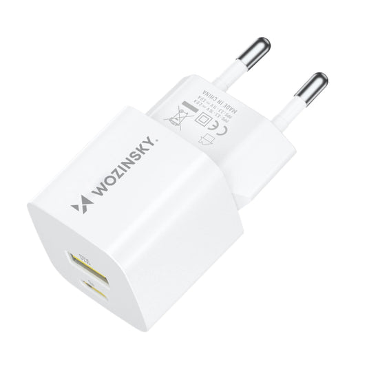 Incarcator Retea WZK WWCEAC, 33W, 3A, 1 x USB-A - 1 x USB-C, Alb