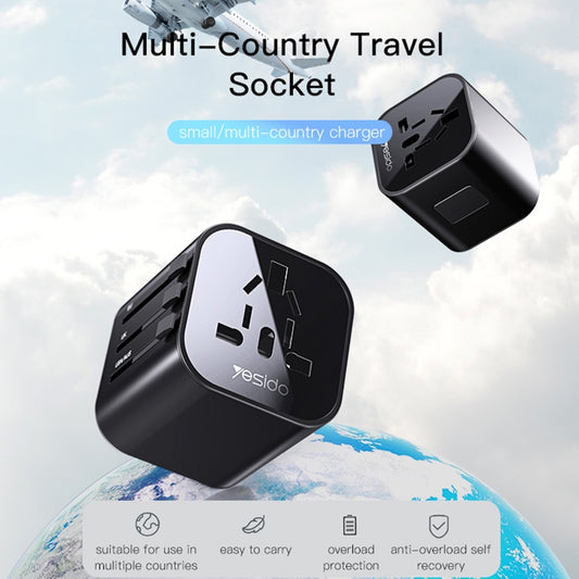 Adaptor Retea Yesido MC09 Travel, Negru
